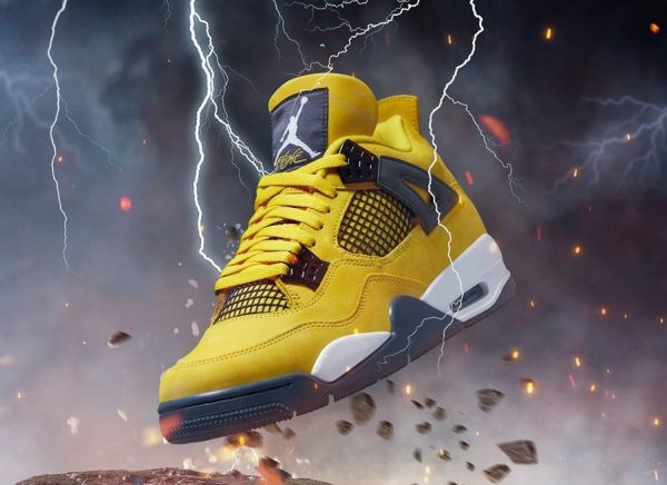 Air Jordan 4 Retro 'Lightning' Tour Yellow 2021 (couv)