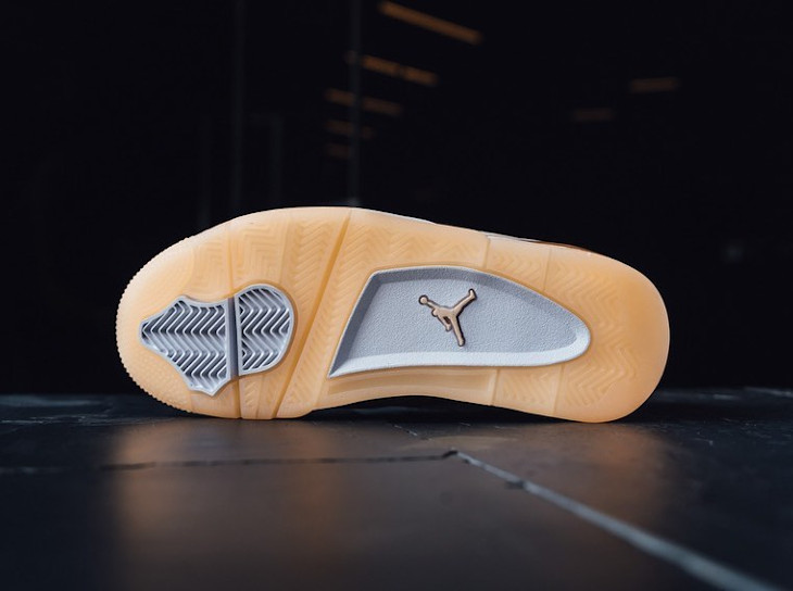 Air Jordan IV beige et marron pour femme (2022)