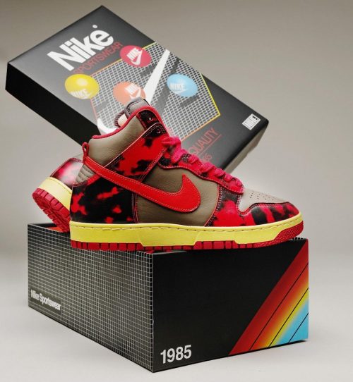 dunk high 1985 gym red