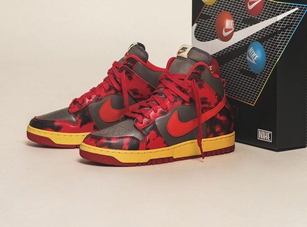 undercover x nike dunk high 1985 gym red