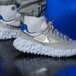 Nike Overbreak SP 'BRS' Light Bone Metallic Silver Blue Ribbon Sports on feet