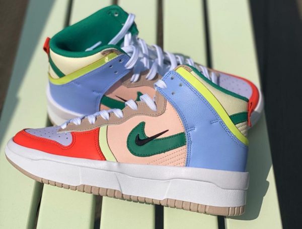 Nike Wmns Dunk High Rebel Up Sacai Pastels Cashmere Multicolore DH3718 700 600x454