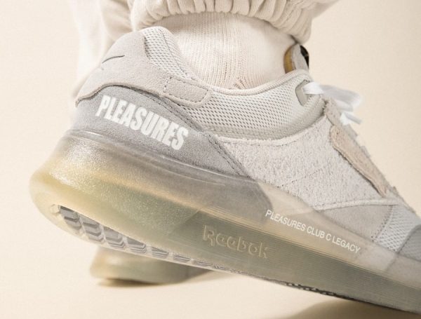 Reebok x Pleasures Club C Legacy Pure Grey Straw GW2639