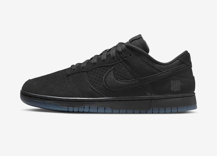 Undefeated x Nike Dunk Low 5 on it Black