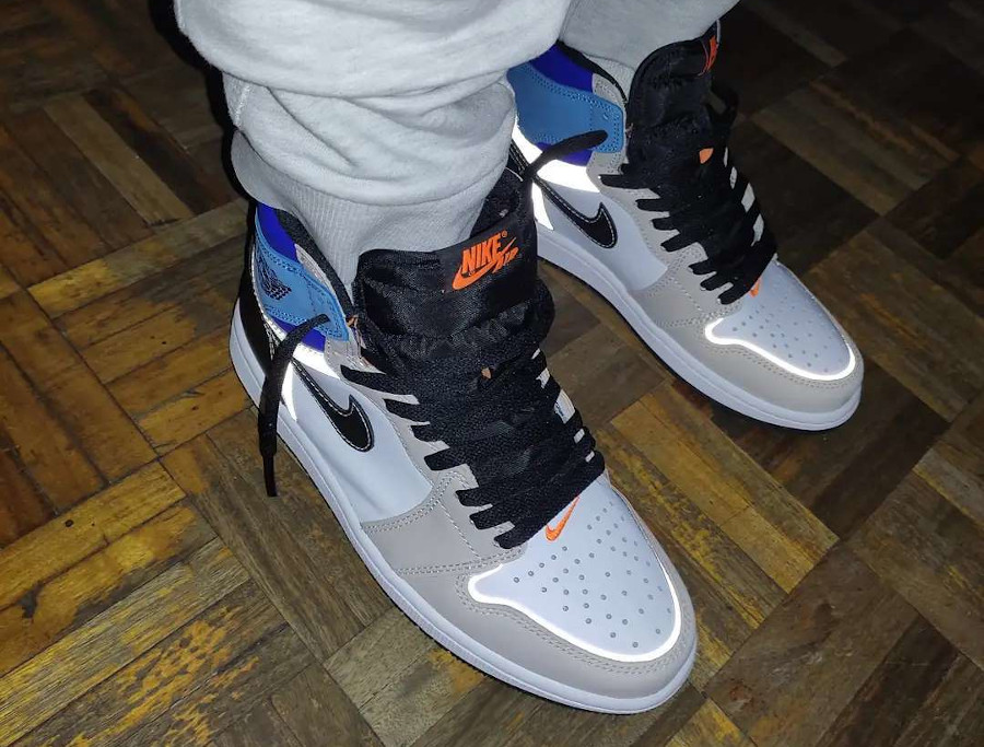Jordan 1 on sale reflechissante