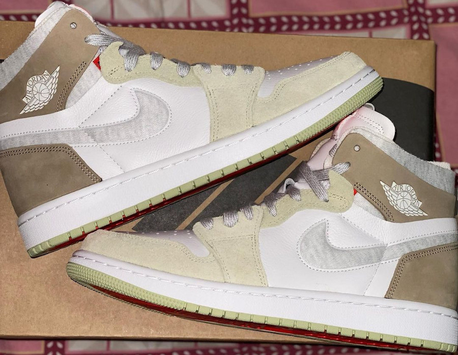 AJ1 Zoom Air Comfort CMFT Wmns Olive Aura