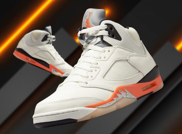 Air Jordan 5 AJ5 Retro Orange Blaze Shattered Backboard