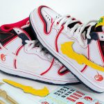 Bandai x Nike Dunk High Pro SB Mobile Suit blanche (couv)