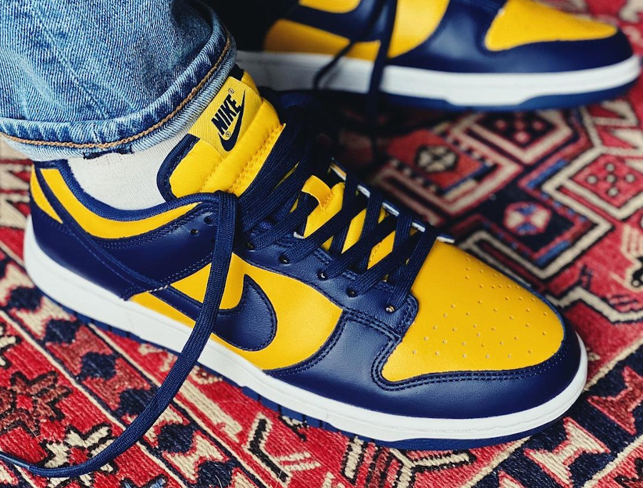 Nike Dunk Low Retro Michigan 2021 Varsity Maize DD1391-700 (couv)