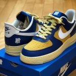 Undefeated x Nike Air Force 1 SP '5 On It' Yellow Blue Croc