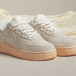 Nike Air Force One en daim gris (semelle beige) 2021 (1)