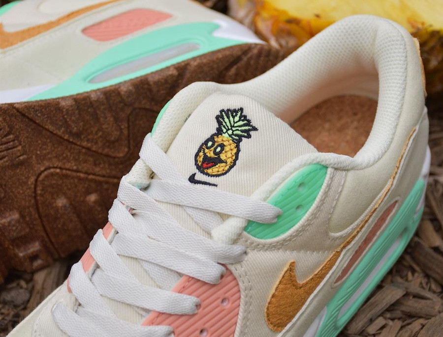 Nike turquoise Air Max 90 LX Happy Pineapple pas cher