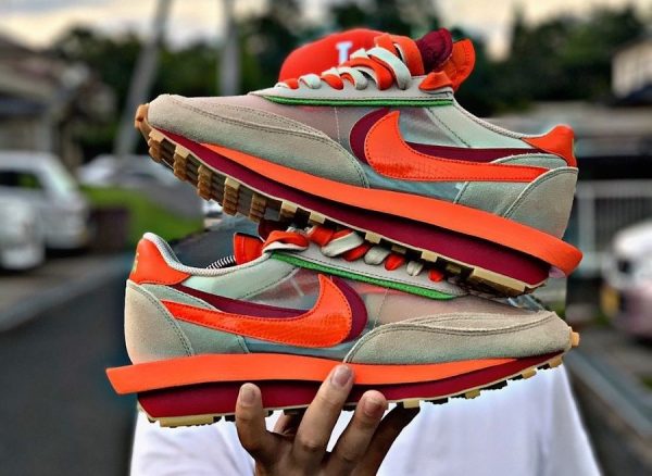 Nike LDWaffle x Sacai x Clot Net Orange Blaze DH1347-100