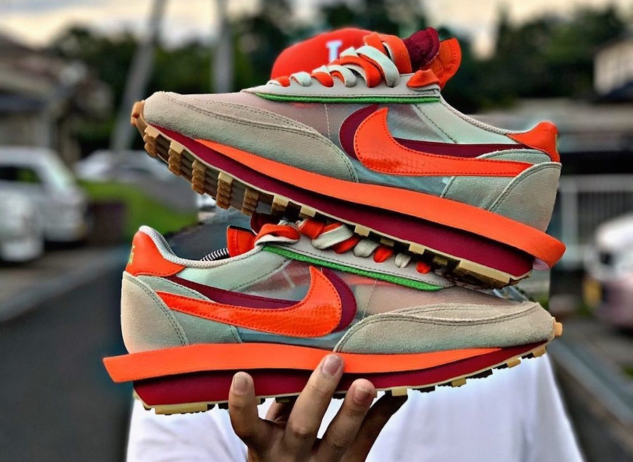 Nike LDWaffle x Sacai x Clot Net Orange Blaze DH1347-100