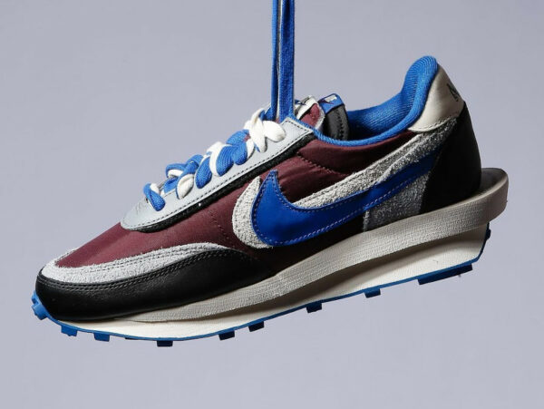 UNDERCOVER x sacai x Nike LDWaffle Night Maroon DJ4877-600