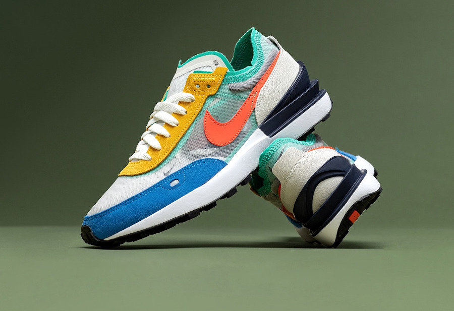 Nike Waffle One Sacai Multicolor pas cher