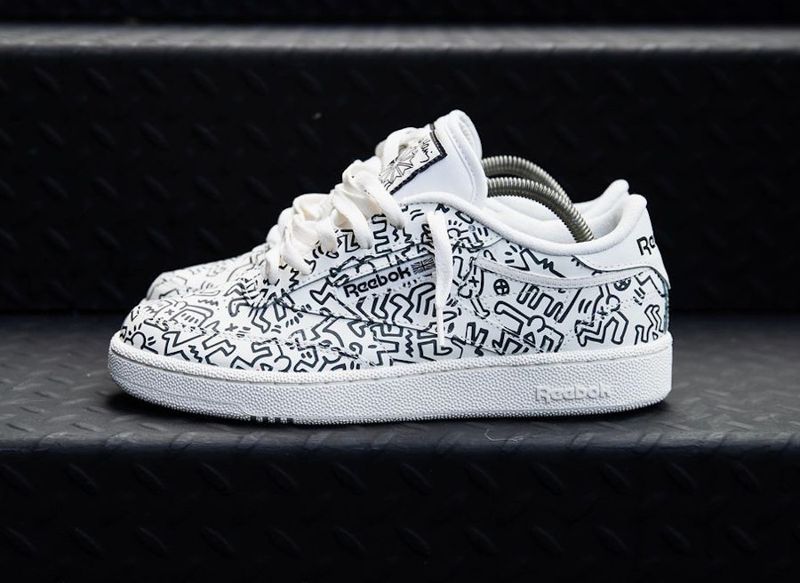 Reebok x Keith Haring Club C 85 Antic Everyman 2021