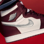 Air Jordan 1 Retro High OG Bordeaux White Metallic Silver