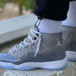 Jordan Brand Turn the Air Jordan 1 Mid Inside-Out AJ11 Retro Cool Grey 2021 20th CT8012-005