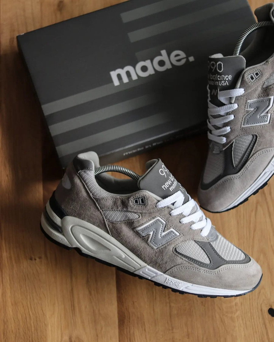 Que vaut la New Balance 990V2 M990GY2 Grise Grey White (made in USA)