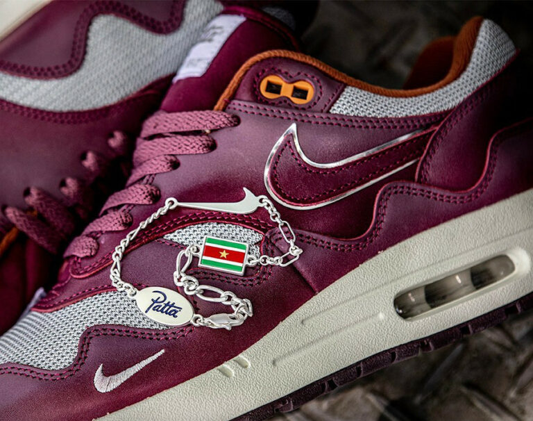 Que vaut la Nike Air Max 1 AM1 x Patta Waves Night Maroon DH1348-001