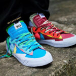 Sacai x Kaws x Nike Blazer Low Neptune Blue & Team Red
