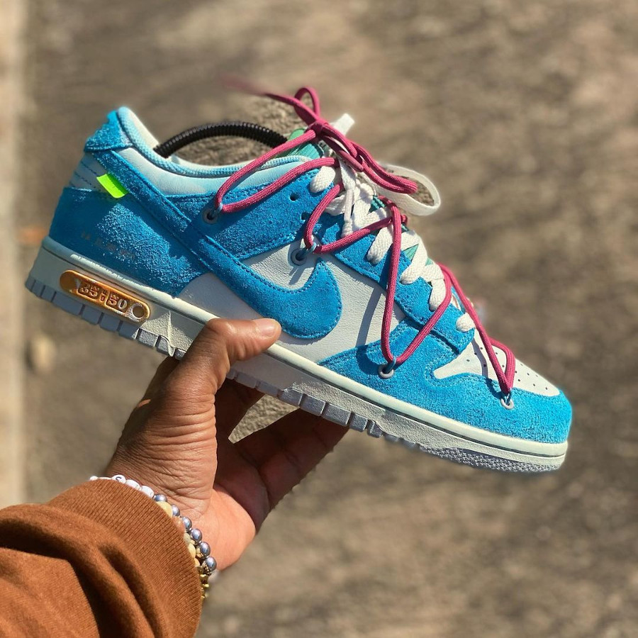 Off White x Nike Dunk Low The 50 UNC kareemdaay