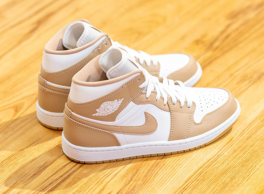 Air jordan 1 clearance mid jaune femme