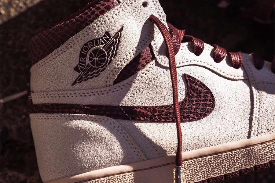 AJ1 x A Ma Maniére Sail and Burgundy Crush DO7097-100