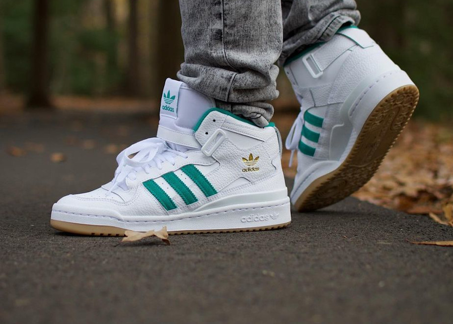 Adidas Forum 84 Mid Cloud White Metallic Gold H00749