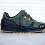 Asics Rear foot ASICS GEL cushioning 2021 Utility Olive Canvas Black