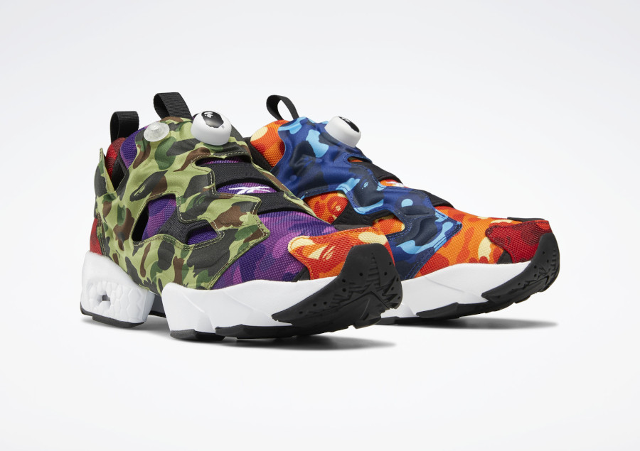 Bape x Reebok Instapump Fury Multi Camo