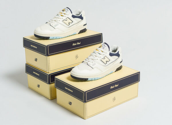 NB 550 BB550RP1 Rich Paul Cream Raw Cashew Navy