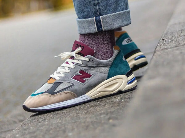 NB 990V2 M990CP2 Grey Tan Multicolor (made in USA)