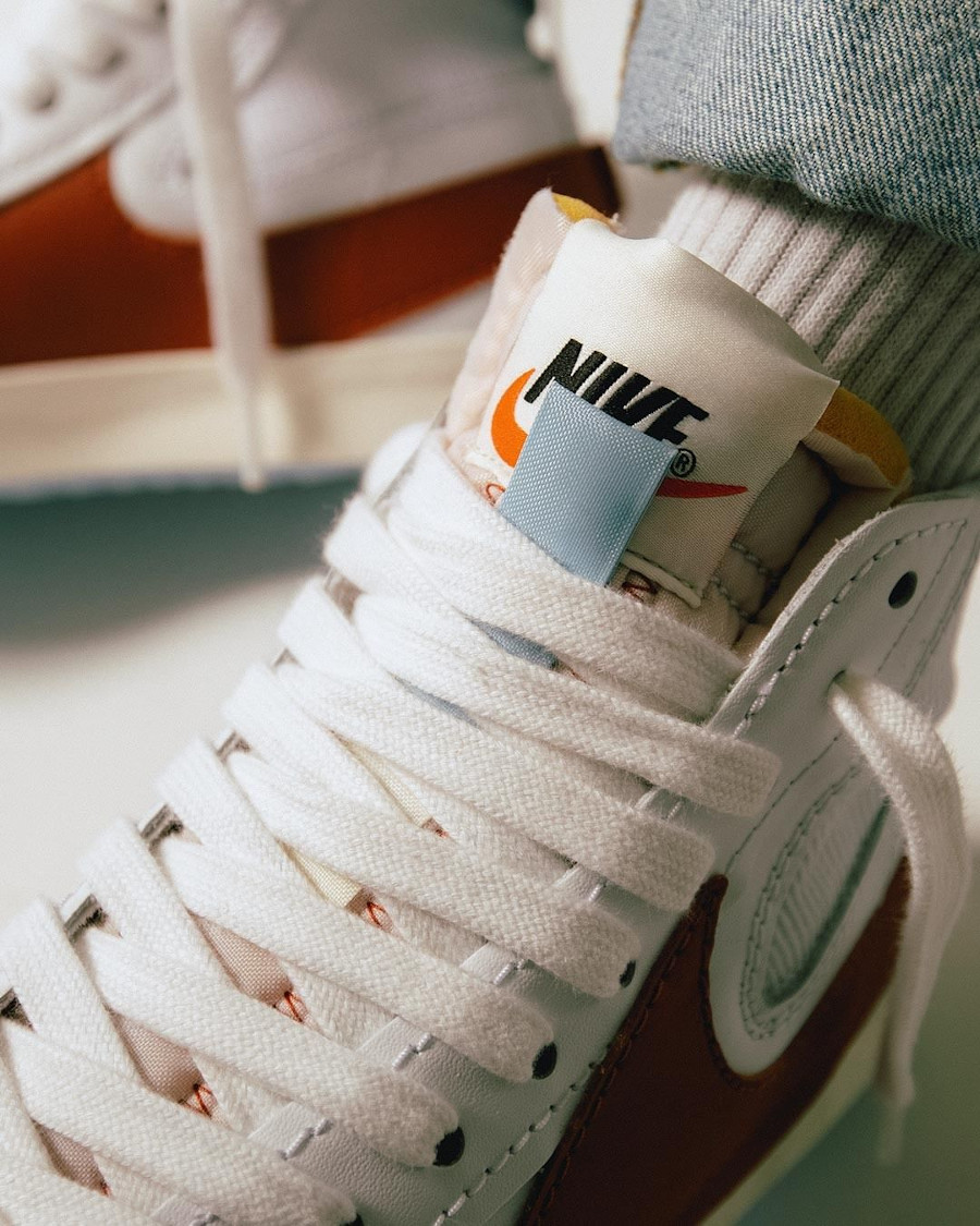 Nike Blazer Jumbo 77 blanche et orange (1)