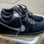 Nike Dunk Low Pro SB 2021 en suède noir (gumsole) (1)