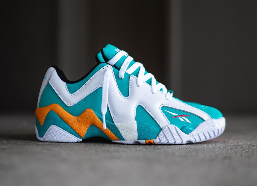 Reebok Kamikaze II Low Spearmint Maximum Orange