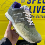 Sneakersnstuff x New Balance 574 Green Purple