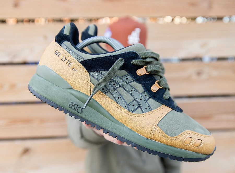 Asics Gel Lyte 3 OG Tan Presidio Olive Canvas Pack