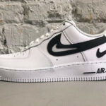 Nike AF1 07 Cut Out Swoosh White Black DR0143 101 150x150