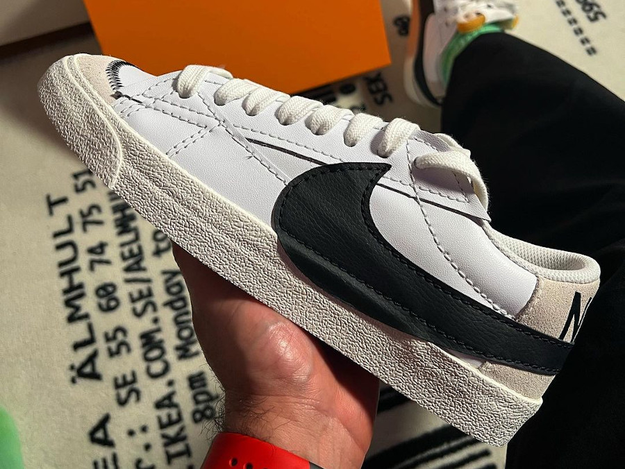 Nike Blazer Low '77 Jumbo 'Virgil Abloh' White Black (couv)