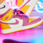Air Jordan 1 Retro High OG 'Brotherhood' University Gold and Light Bordeaux