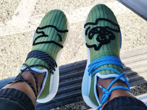 Adidas NMD HU x Pharrell x BBC Green Running Dog