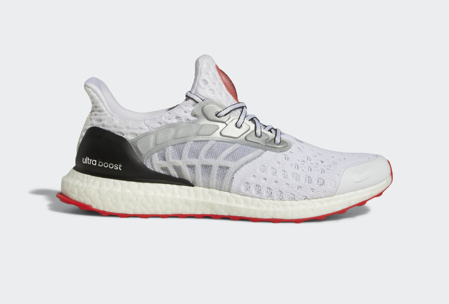 Adidas Ultra Boost Clima Cool II blanche noire et rouge (2)
