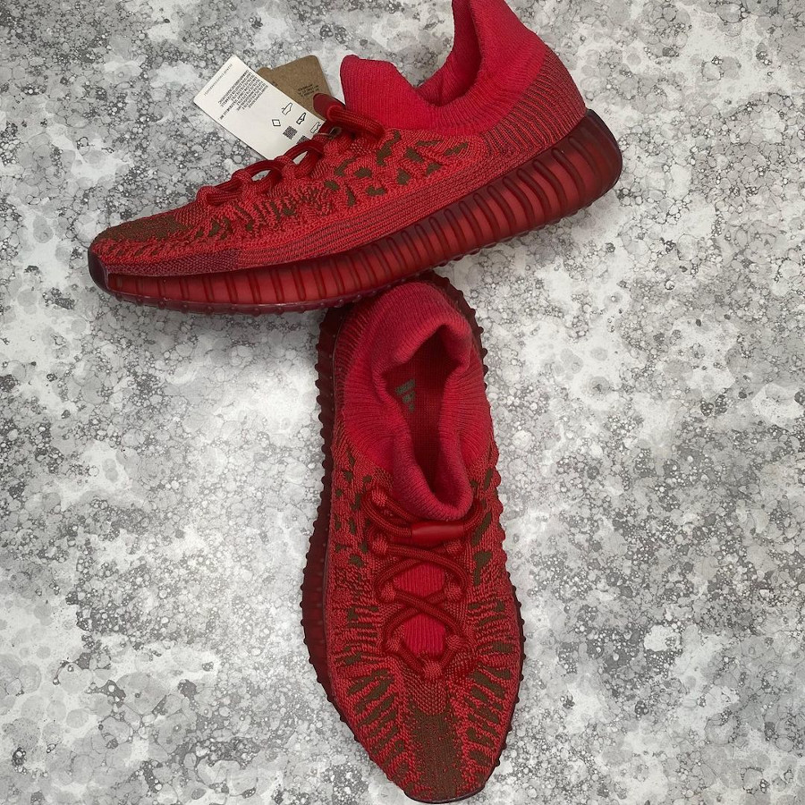 Adidas Yeezy Boost 350 V2 Compact rouge (2)