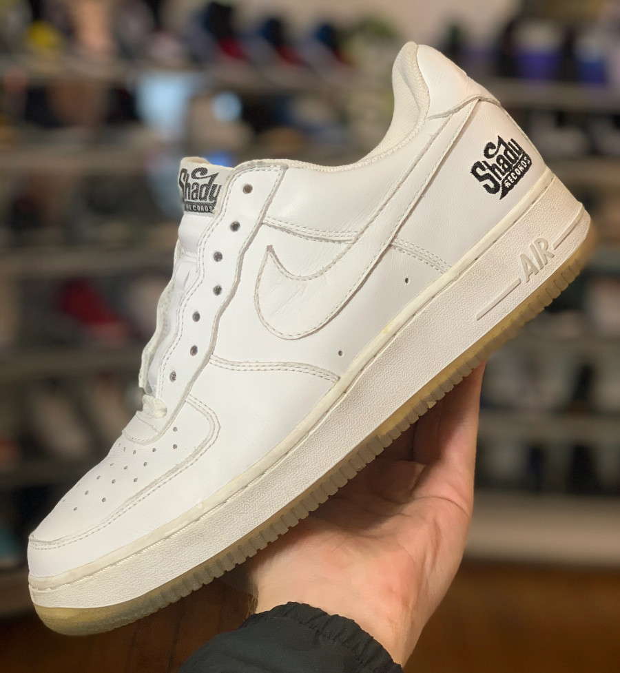 Eminem x Nike Air Force 1 Low White Shady Records