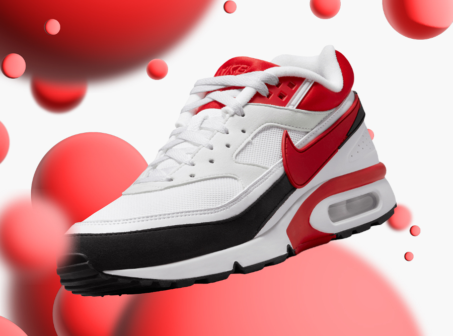 Nike Air Max BW White and Sport Red 2022 DN4113-100
