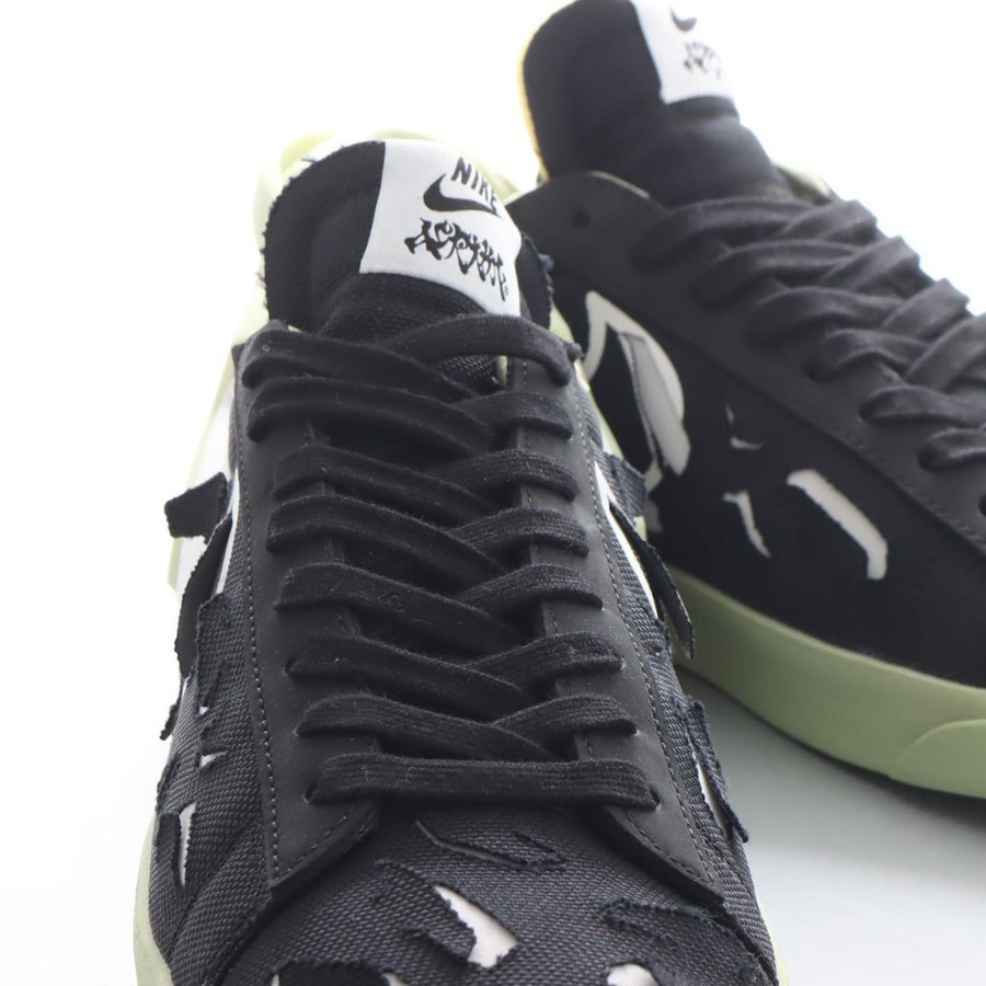 Nike Blazer Low noire et vert pistache DO9373-001 (1)