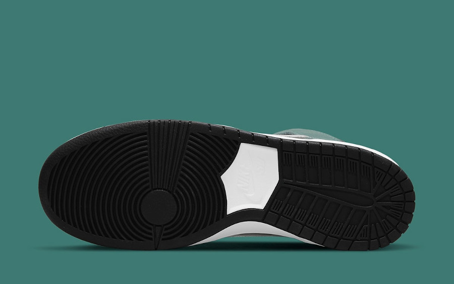 Nike Dunk High Pro SB 2022 vert ardoise et noire (2)