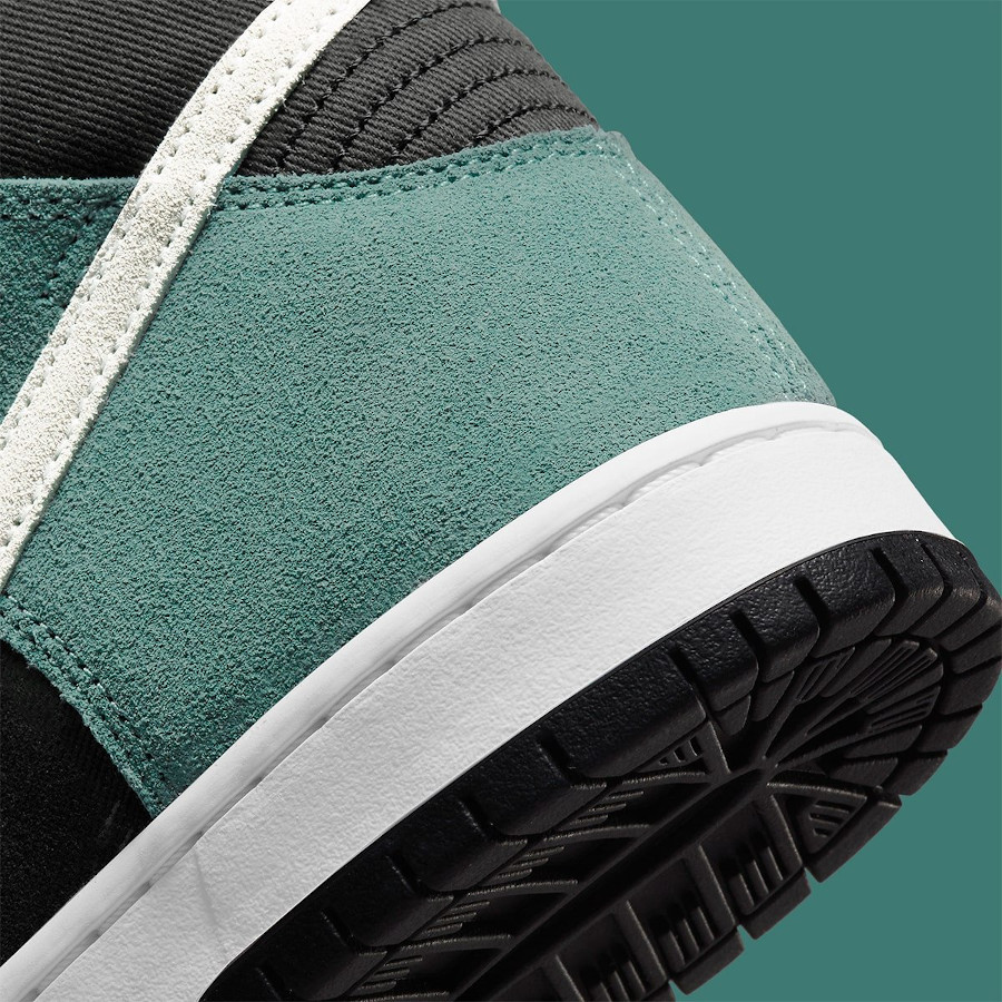 Nike Dunk High Pro SB 2022 vert ardoise et noire (4)